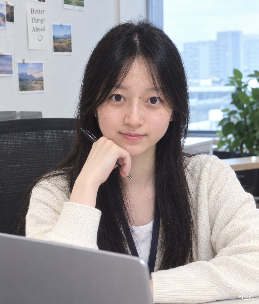 陆佳怡的形象照（AI 生成示意，非本人真实照片）